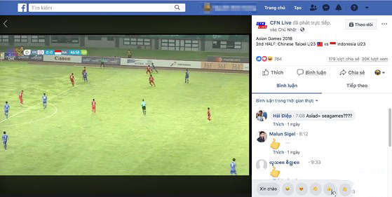 Hướng dẫn cách xem bóng đá trên facebook nhanh chóng 1 cach-xem-bong-da-tren-facebook-1